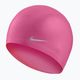 Dětská plavecká čepice Nike Solid Silicone růžová TESS0106