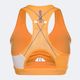 Gymshark Pulse Sports meruňkově oranžová/bílá fitness podprsenka 7