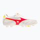 Pánské fotbalové boty Mizuno Morelia II Elite MD white/flery coral2/bolt2 8
