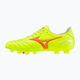 Pánské kopačky Mizuno Morelia Neo IV Pro MD safety yellow/fiery coral 2/galaxy silver 3