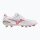 Kopačky Mizuno Morelia Neo IV Pro MD white/ radiant red/ hot coral 2