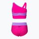 Dětské dvoudílné plavky Nike Water Dots Asymmetrical pink NESSC725-672 2