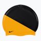 Plavecká čepice Nike JDI Slogan černo-žlutá NESS9164-704 2