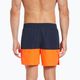 Pánské plavecké šortky Nike Split 5" Volley tmavě modré a oranžové NESSB451-822 7