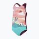 Speedo Dětské jednodílné plavky s digitálním potiskem modré a růžové 8-0797015159 3