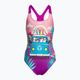 Speedo Dětské jednodílné plavky s digitálním potiskem růžovo-fialové 8-0797015162