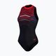 Speedo dámské jednodílné plavky Digital Placement Hydrasuit black-red 8-1244515213 4