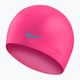 Dětská plavecká čepice Nike Solid Silicone růžová TESS0106-670 2