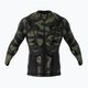 SMMASH Tiger Armour pánské tričko s dlouhým rukávem černá-zelená RSO3 2