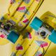 Fish Skateboards Print Memphis yellow FS-FB-MEM-SIL-SGRE skateboard 11