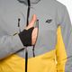 Pánská lyžařská bunda 4F šedo-žlutá H4Z22-KUMN011 7