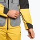 Pánská lyžařská bunda 4F žluto-šedá H4Z22-KUMN012 5