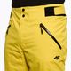 Pánské lyžařské kalhoty 4F žluté H4Z22-SPMN006 5