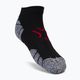 Pánské tréninkové ponožky 4F H4Z22-SOM001 šedo-červené 5