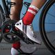 LUXA Asymetrické cyklistické ponožky červené LUHE19SAMRS 5