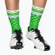 LUXA Asymetrické cyklistické ponožky zelené LUHE19SAMGS 2