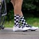LUXA Squares cyklistické ponožky černobílé LUHE21SSQS 5