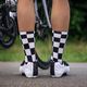 LUXA Squares cyklistické ponožky černobílé LUHE21SSQS 6