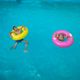 Růžové dětské plavecké kolo AQUASTIC ASR-076P 10
