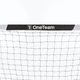 Fotbalová branka OneTeam One 300 x 200 cm z pozinkované oceli bílá/černá 5