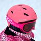 Dětská lyžařská přilba ATTABO S200 růžová 10