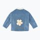 Dětská bunda KID STORY Teddy air blue flowers 2