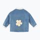 Dětská bunda KID STORY Teddy air blue flowers 4