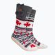 Vyhřívané pantofle s ponožkami  Glovii GQ4 bílé/červené/šedé 2