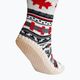 Vyhřívané pantofle s ponožkami  Glovii GQ4 bílé/červené/šedé 3