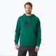 Pánská mikina Helly Hansen HH Logo Hoodie 2.0 emerald