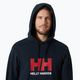 Pánská mikina Helly Hansen HH Logo Hoodie 2.0 navy 3