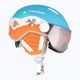 Dětská lyžařská helma HEAD Mojo Visor Paw modrá 5