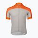 Pánský cyklistický dres POC Essential Road Logo zink orange/granite grey