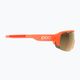 Fluorescenční oranžové průsvitné cyklistické brýle POC Do Half Blade 8