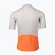 Pánský cyklistický dres POC Essential Road Logo granite grey/zink orange 7
