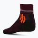 Pánské trailové ponožky X-Socks Trail Run Energy vínovo-oranžové RS13S19U-O003 2