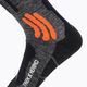 X-Socks Trek X Merino grey duo melange/x-orange/black trekingové ponožky 3