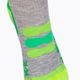 Dětské lyžařské ponožky X-Socks Ski 4.0 šedo-zelené XSSS00W19J 3