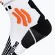 Pánské běžecké ponožky X-Socks Run Speed Two 4.0 arctic white/trick orange 4