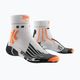 Pánské běžecké ponožky X-Socks Run Speed Two 4.0 arctic white/trick orange 5