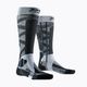 Dámské lyžařské ponožky X-Socks Ski Rider 4.0 grey melange/opal black 4