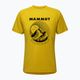 Trekingové tričko MAMMUT Mountain žluté