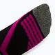 Středně těžké ponožky Mico X-Performance X-C Ski black/pink CA00146 4