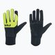 Pánské cyklistické rukavice Northwave Fast Gel black / yellow fluo 5