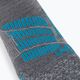 Dámské lyžařské ponožky UYN Ski Comfort Fit grey/turquoise 3