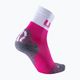 Dámské cyklistické ponožky UYN Light pink/white 6