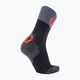 Pánské cyklistické ponožky UYN Light black /grey/hibiscus 5