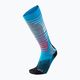 Dámské ponožky na snowboard UYN Ski Snowboard turquoise/black 5