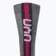 Dámské lyžařské ponožky UYN Ski Merino light grey/pink 4