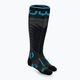 Pánské lyžařské ponožky UYN Ski One Merino anthracite/turquoise